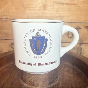 RARE Vintage University of Massachusetts Amherst UMass Mug Tea Cup